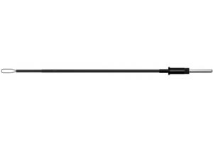 Электрод-петля овал 2.2x7x0.3мм удлинен, штекер 2.4мм моно